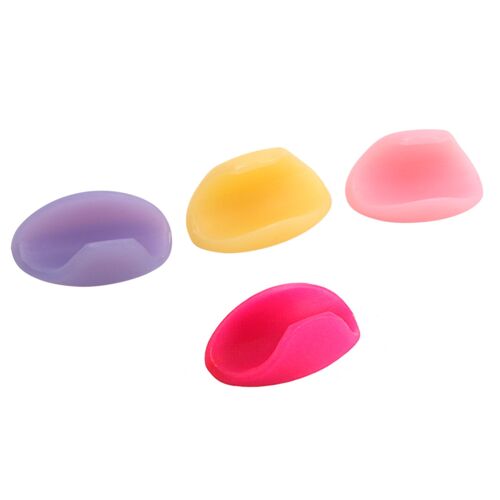 Repose pouce en Silicone pour flûte, 4 pièces, couverture de doigt, accessoires pour instruments à vent, livraison de couleur aléatoire