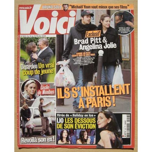 Voici N°953, Coupure De Presse: Brad Pitt, Angelina Jolie