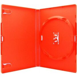 Boîtier DVD (14mm, rouge) haute qualité pour un CD/DVD, 1 pièce Amaray D20022
