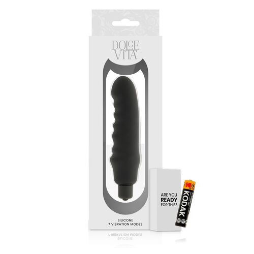 Vibromasseur Genius En Silicone Dolce Vita - Noir