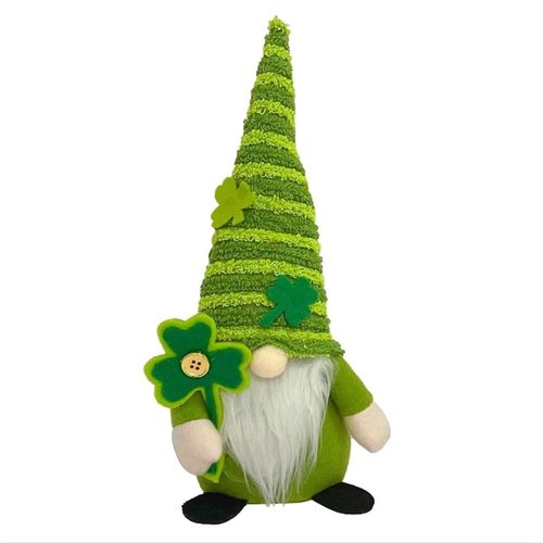 Saint Jour Lutin Peluche Décorations Irlandais Peluche Gnome Poupée Knomes Décoration Vert Poupée Sans Visage Decor-B