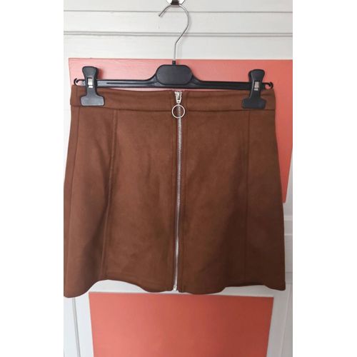 Jupe Trapèze Marron