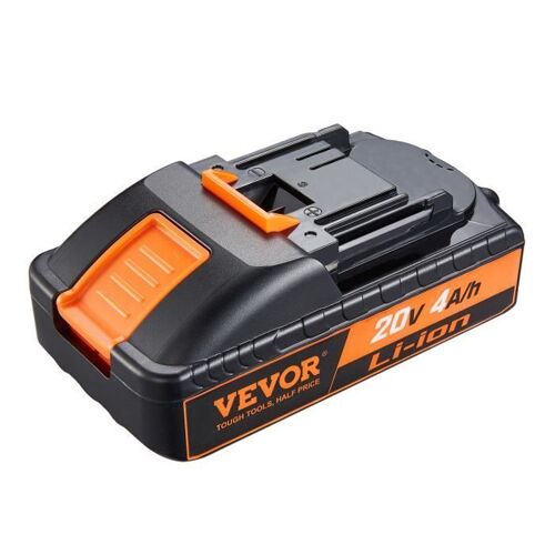 Batterie pour Outil Sans Fil - VEVOR - 144,4 x 76,0 x 54,8 mm Batterie de Remplacement Lithium 20 V 4 Ah pour Outils Électriques