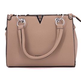 Sac double camel petit modele 24x20x8 cm Femme TORRENTE