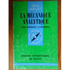La Mécanique Analytique - "Que Sais-Je ?" N° 1435
