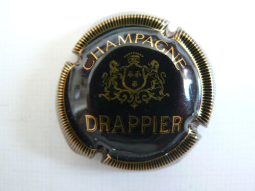 Capsule De Champagne De La Marque "Drappier". Noir Et Or