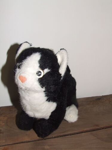 Chat Ancien Vintage Noir Blanc