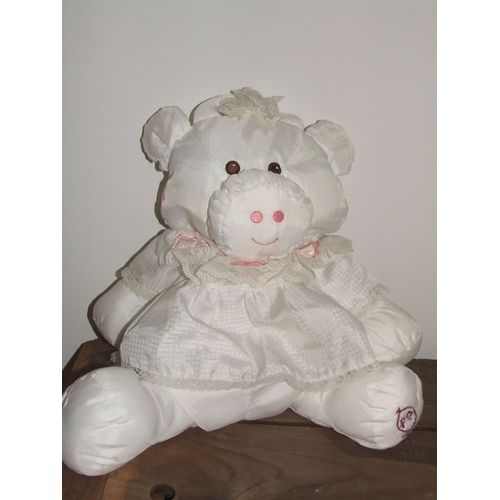 Vache Puffalump Doudou Fisher Price Blanche 45 Cm