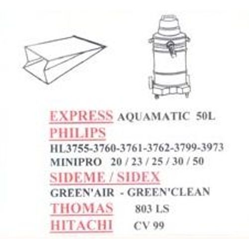 10 Sacs Aspirateur Thomas  803 Ls