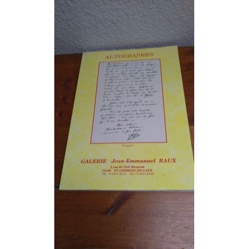 Autographes. Catalogue 18 Ème Vente. Arts Et Autographes À Paris.