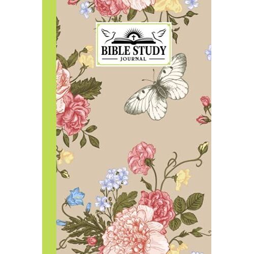 Bible Study Journal: Flower Cover Bible Study Journal, A Creative Christian Workbook, A Simple Guide To Journaling Scripture, 120 Pages, Size 6" X 9" By Erhard Baier
