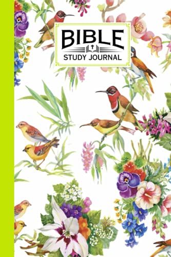 Bible Study Journal: Bible Study Journal Flower Cover, Soap Sermon Notes Journal | Design By Leo Weiss | 120 Pages, Size 6" X 9"