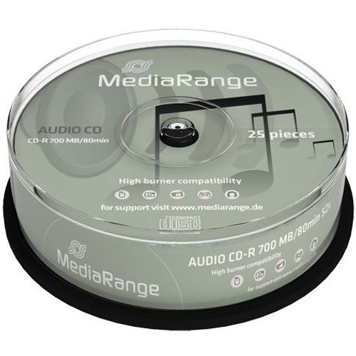 MediaRange - 25 x CD-R - 700 Mo (80 min) 48x