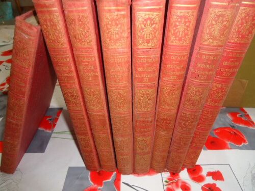 8 Livres De Alexandre Dumas Édités Entre 1854 Et 1891