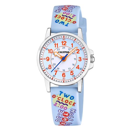 Montre Pour Enfant Calypso Pur Multicolore Bleu Clair Montre-Bracelet Junior Calypso Uk5824/3