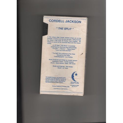 Vhs Cordell Jackson "The Splitt"