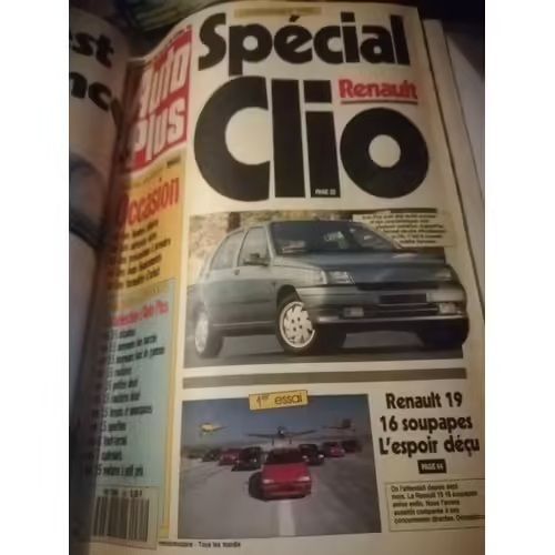 Auto Plus 85 De 1990 Special Clio,Special Occasion,Renault 19 16s,