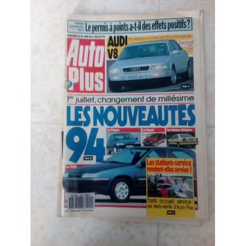 Auto Plus 251 De 1993 Peugeot 205 Gti,Xantia 1.8i Sx 7 Et 9cv,Lancia Delta Hf Integrale,Prost