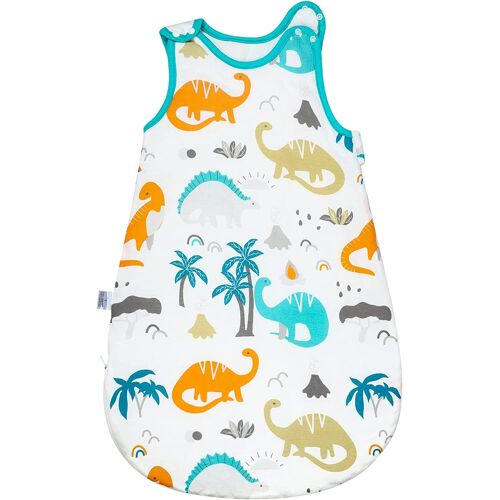Bébé Gigoteuse Tog 2.5,Gigoteuse Poupon 100% Coton,Turbulette Gigoteuse Toutes Les Saisons,Cadeaux Pour Nouveau - Né(Dinosaur,S)