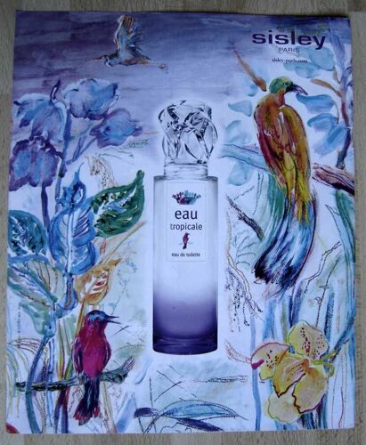 Publicité Papier - Eau De Toilette "Eau Tropicale" De Sisley De 2016