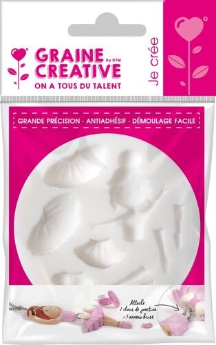 Graine Creative Mini Moule Silicone Danseuse A Composer Ø 70 Mm
