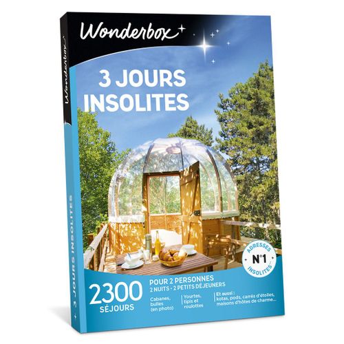 Coffret Wonderbox - 3 Jours Insolites
