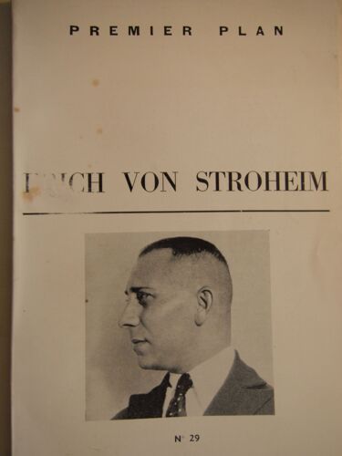 Premier Plan No 29 Erich Von Stroheim 1963 Nb Photos  29