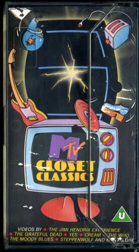 Mtv Closet Classics / Musique Non-Stop : Hendrix, Who, Beach Boys, Moody Blues,Santana... - Vhs