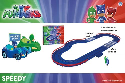 Fabrica De Juguetes Pyjamasques - Circuit Speed Adventure
