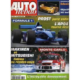 Auto Hebdo 1274 Prost,Edonis,Monte Carlo,Jordan Ej11,Talbot A Matra,Opel Astra Coupe Turbo,Subaru Impreza Wrx,Dakar