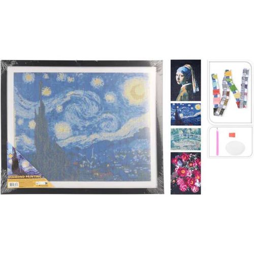 Hobby Set Pittura Con Diamantini 30x40cm Modello Assortito-Autre