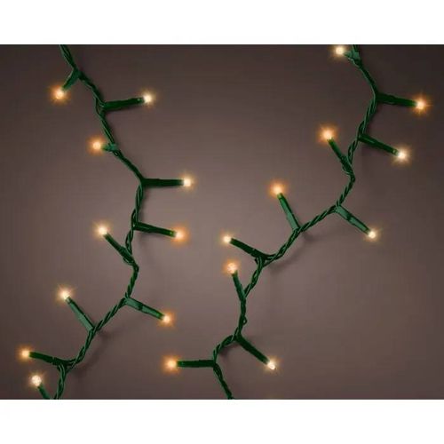 Luci Di Natale 1500 Led Bianco Caldo 3400cm 8 Giochi Di Luce Addobbi Albero Interno Esterno