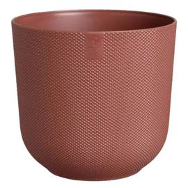 ELHO, VASO JAZZ ROUND ROSSO TOSCANO Ø16XH15CM, VASI INTERNO ESTERNO