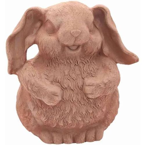 CONIGLIO GRANDE GALESTRO 18CM STATUA ARREDO GIARDINO ESTERNO DECORAZIONE