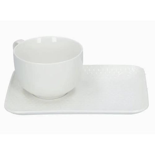 Aperegina Set Colazione La Porcellana Bianca