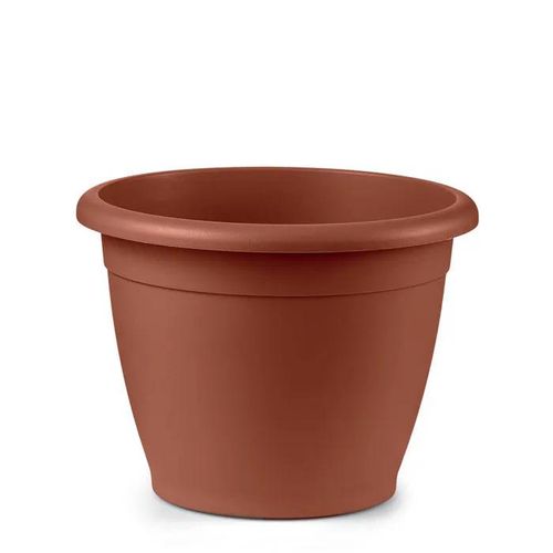 Vaso Rotondo Naxos D.18cm Terracotta Piante Fiori Balcone Veca