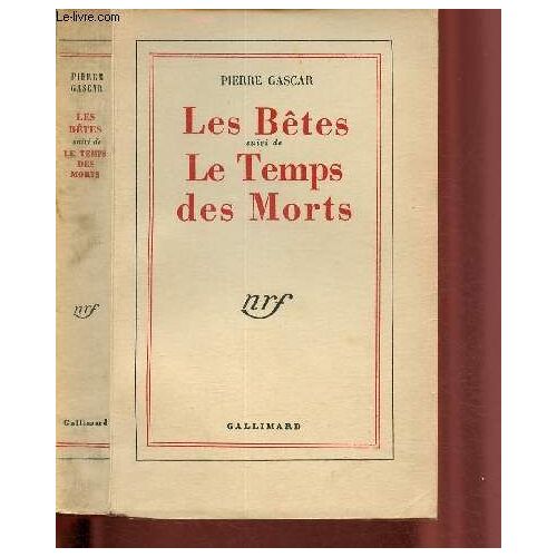 Les Bêtes (Suivi De) Le Temps Des Morts