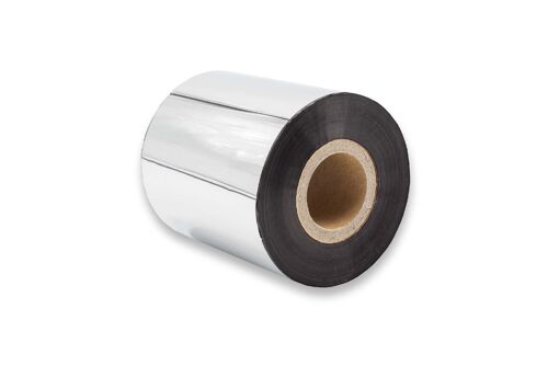 vhbw Ruban transfert thermique compatible avec Valentin Desco 106 imprimante d'étiquette résistante 70mmx300m cire-plus
