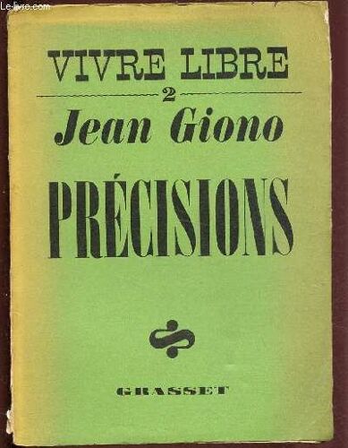 Precisions / Collection Vivre Libre Ii