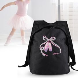 Sac À Dos De Danse Filles Ballet Enfants Sac À Bandoulière Sport Zipper (Noir) Dbt