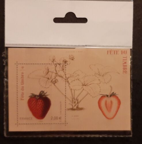 Timbre Feuillet Fraisier Rubis Fête Du Timbre 2011
