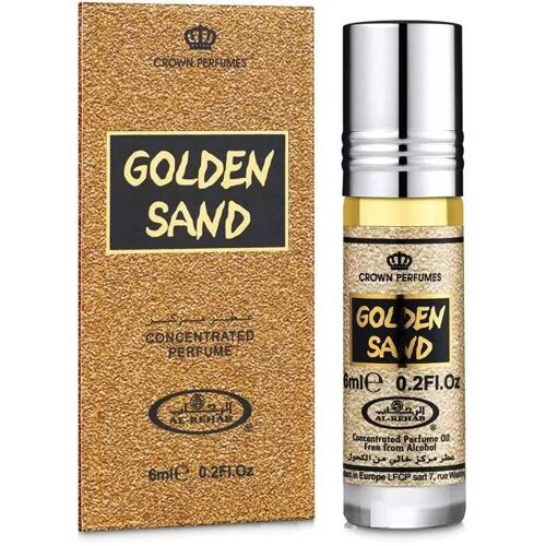 Pack De 6 Musc Parfum Al Rehab Golden Sand 6ml 100% Huile 
