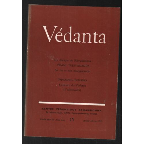 Revue Védanta N° 15