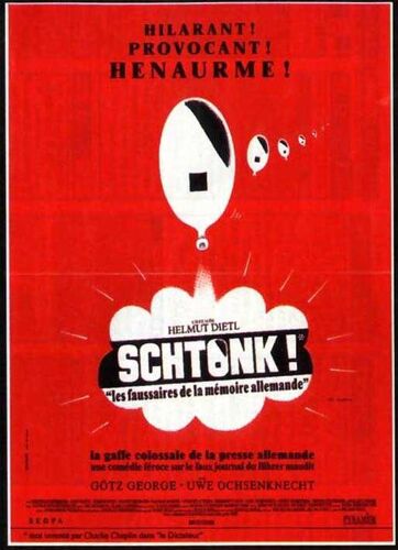 Schtonk! - Véritable Affiche De Cinéma Pliée- Format 40x60 Cm - De Helmut Dietl Avec Hark Bohm, Rolf Hoppe, Ulrich Mühe - Année 1991