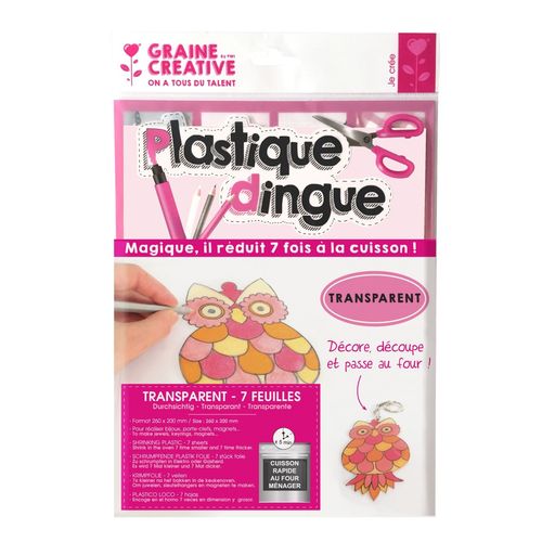 Graine Créative 7 Feuilles De Plastique Dingue