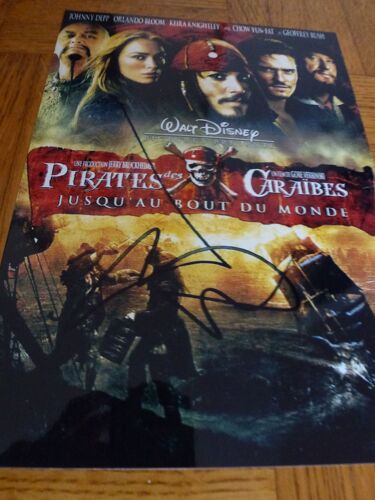 Photo Signée Johnny Depp