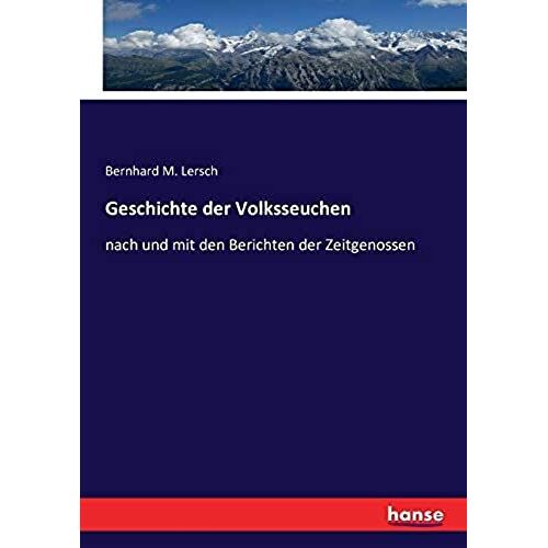 Geschichte Der Volksseuchen
