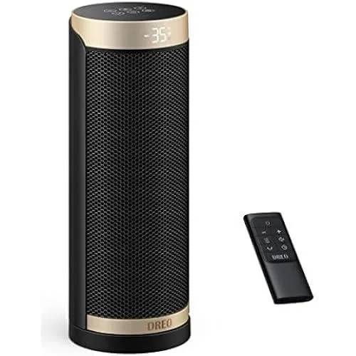 Chauffage d'appoint électrique - Dreo - PTC1800 W - 1800 W - Céramique - Oscillation 70°