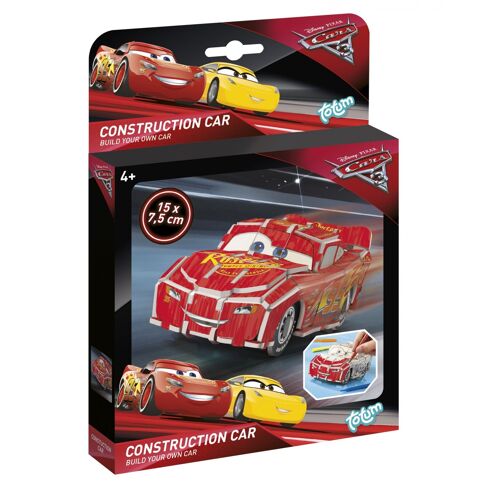 Disney Cars Kit Puzzles 3d + Voitures À Friction - Cars Disney