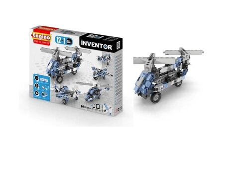 Engino Inventor - 12 Modèles Avions & Hélicoptères
